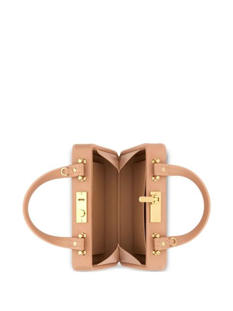 Gianvito Rossi Valì leather tote bag - Neutrals