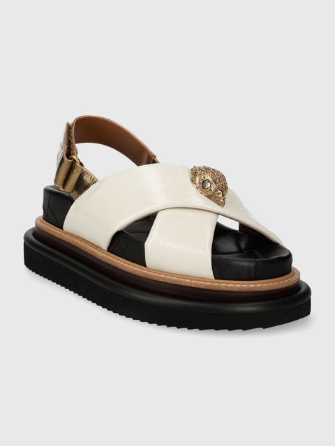 Kurt Geiger London sandały skórzane Orson Cross Strap Sandal - zdjęcie produktu nr 1