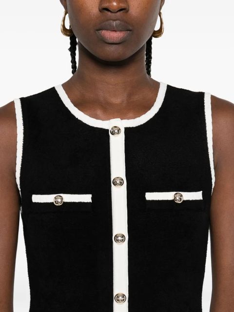 SANDRO sleeveless mini dress - Black