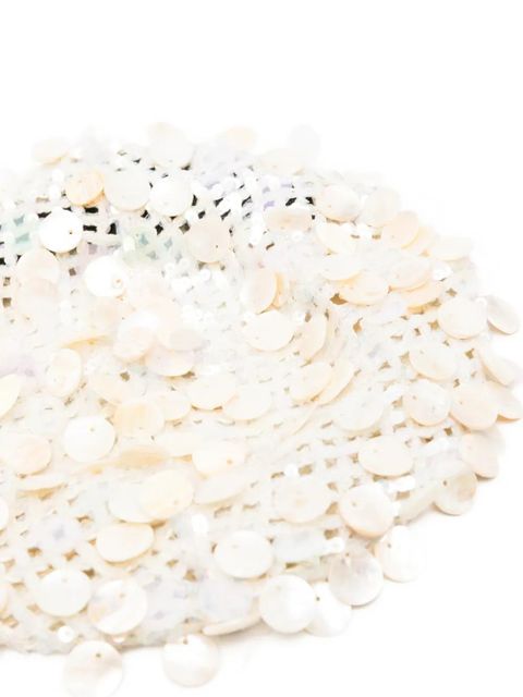 Alanui sequined hat - Neutrals