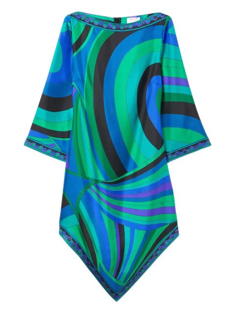 PUCCI Iride-print tunic dress - Green - zdjęcie produktu nr 1