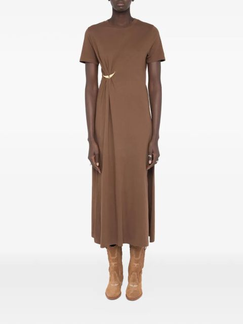 Zadig&Voltaire Raja T-shirt midi dress - Brown - zdjęcie produktu nr 2