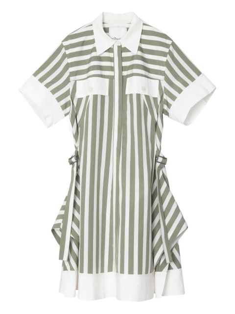 3.1 Phillip Lim striped shirt dress - Green - zdjęcie produktu nr 1