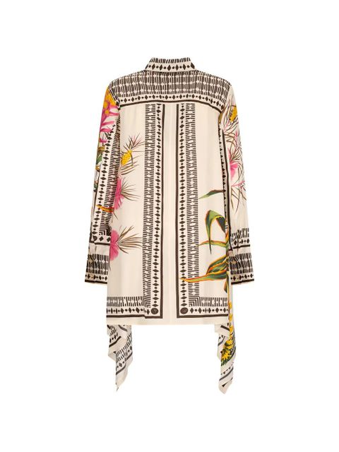 Blumarine print mini dress - Neutrals - zdjęcie produktu nr 2