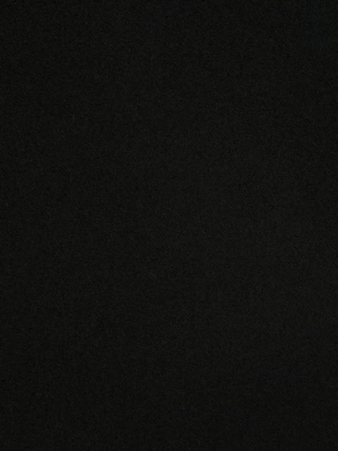 Saint Laurent fringed scarf - Black