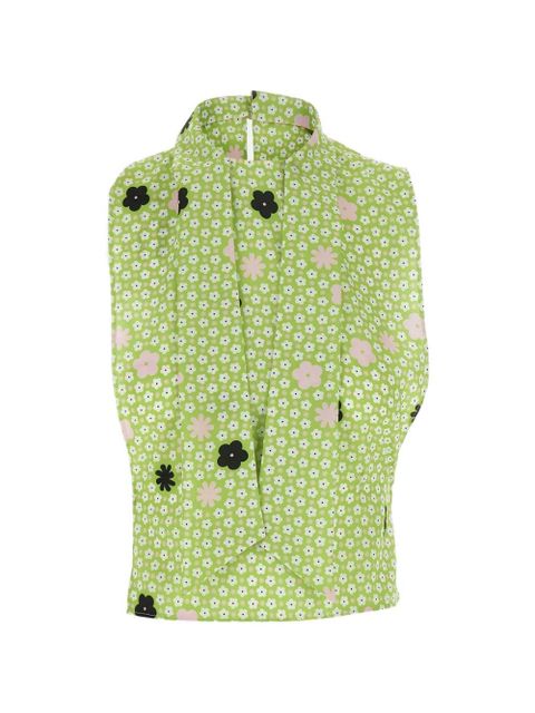 MM6 Maison Margiela floral print scarf top - Green - zdjęcie produktu nr 2