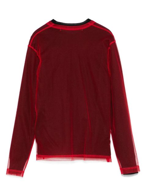 Comme Des Garçons mesh top - Black - zdjęcie produktu nr 2