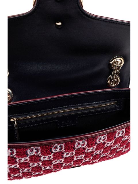 Gucci small GG Marmont shoulder bag - Red