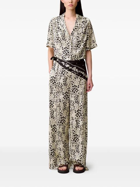 Claudie Pierlot buttoned printed shirt - Neutrals - zdjęcie produktu nr 2