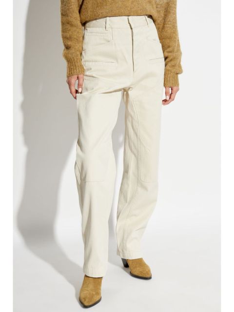 ISABEL MARANT Emmy trousers - Neutrals