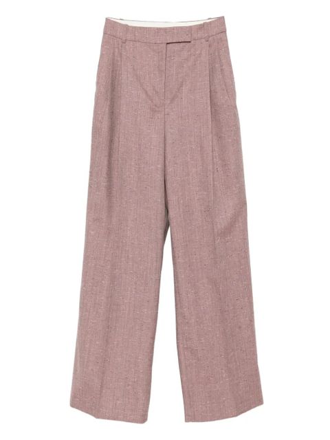 Róhe mid-waist tweed trousers - Purple - zdjęcie produktu nr 1