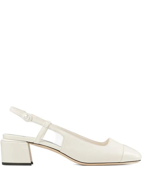 Jimmy Choo 45mm Elisa sling-back pumps - Neutrals - zdjęcie produktu nr 1