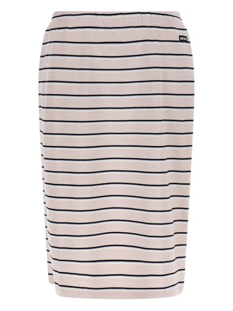 ROTATE BIRGER CHRISTENSEN logo-patch midi skirt - Pink - zdjęcie produktu nr 1