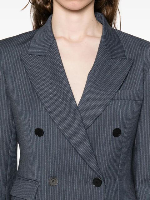 SANDRO striped blazer - Blue