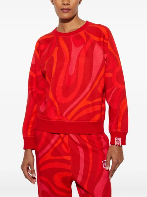 PUCCI Marmo-print sweatshirt - Red