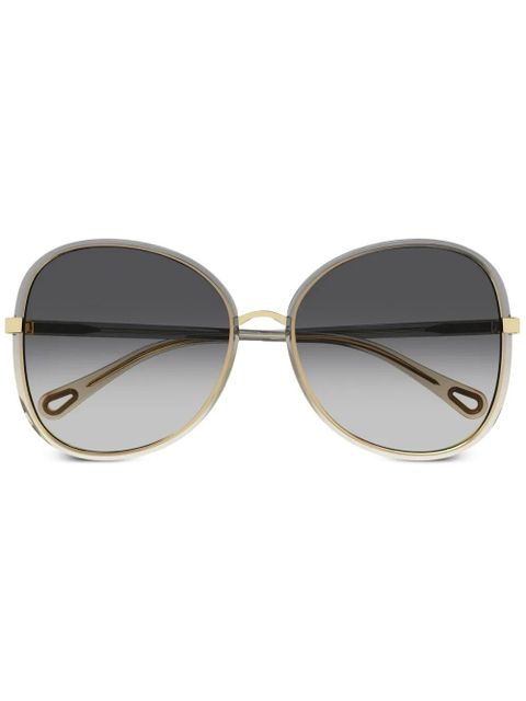 Chloé Eyewear round-frame sunglasses - Grey - zdjęcie produktu nr 1