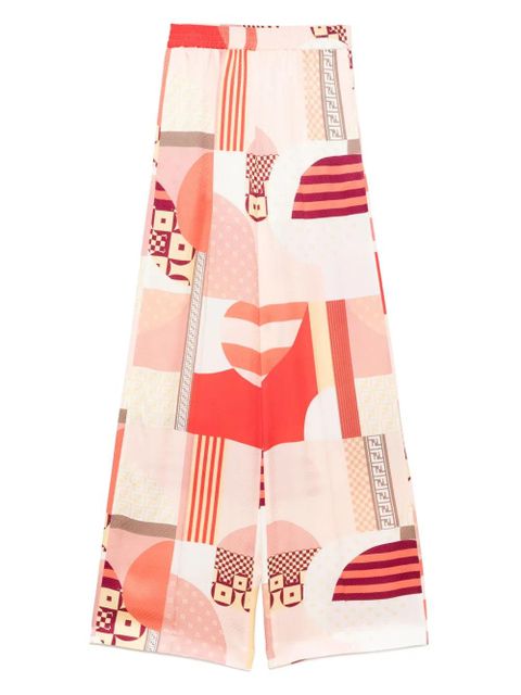 FENDI printed trousers - Pink - zdjęcie produktu nr 1