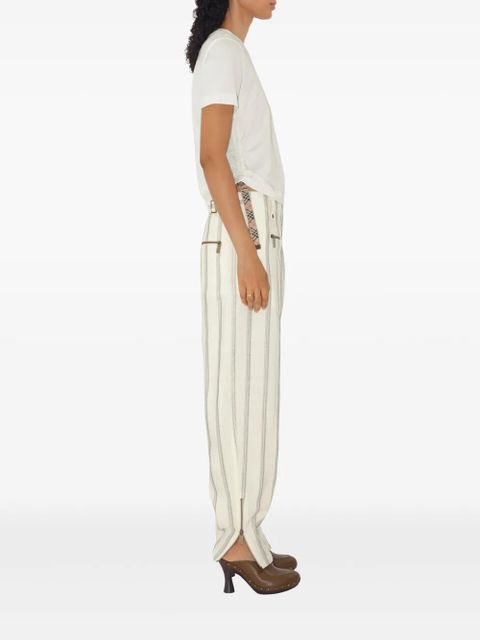 Burberry Check-trim T-shirt - Neutrals - zdjęcie produktu nr 2