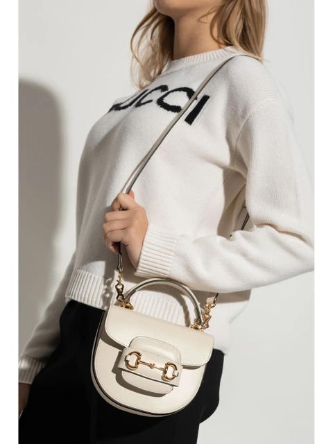 Gucci Horsebit 1955 mini bag - White