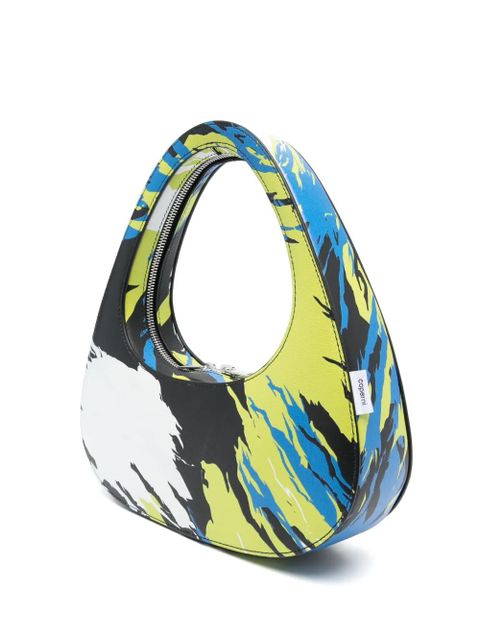 Coperni Swipe leather tote bag - Black