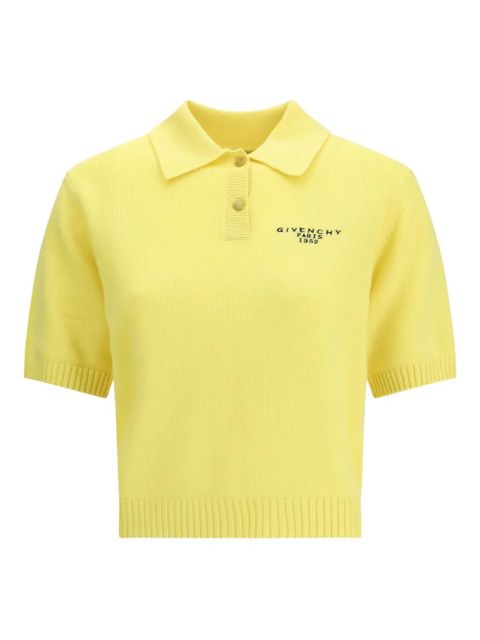 Givenchy short-sleeve logo polo top - Yellow - zdjęcie produktu nr 1