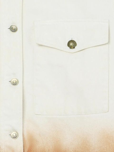 Alanui Shades of Eden denim jacket - Neutrals