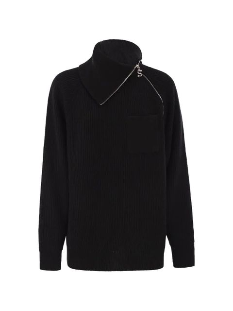 Sportmax zip-up sweater - Black - zdjęcie produktu nr 1