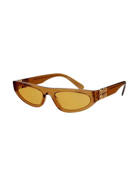 Miu Miu Eyewear cat-eye frame sunglasses - Brown - zdjęcie produktu nr 2