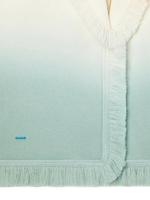 Alanui Shades of Shore fringed cardi-coat - Orange