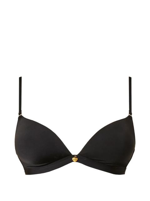 TWINSET Charmeuse triangle bra - Black - zdjęcie produktu nr 1