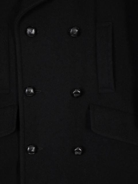 MM6 Maison Margiela wool coat - Black