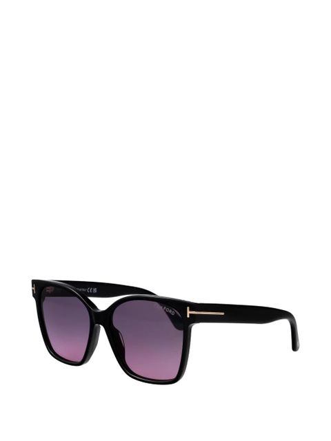 TOM FORD Eyewear geometric-frame sunglasses - Black - zdjęcie produktu nr 2