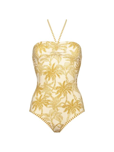 ERES Ailleurs bustier floral-print swimsuit - Yellow - zdjęcie produktu nr 1