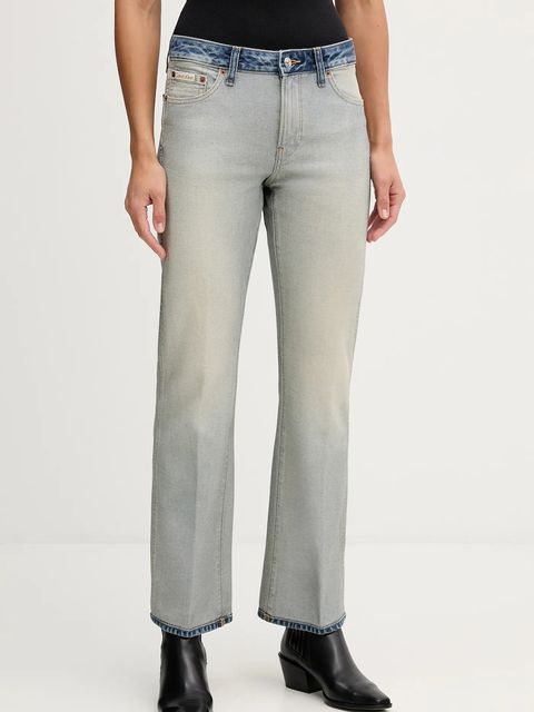 Calvin Klein Jeans jeansy damskie medium waist LV147D735G - zdjęcie produktu nr 2