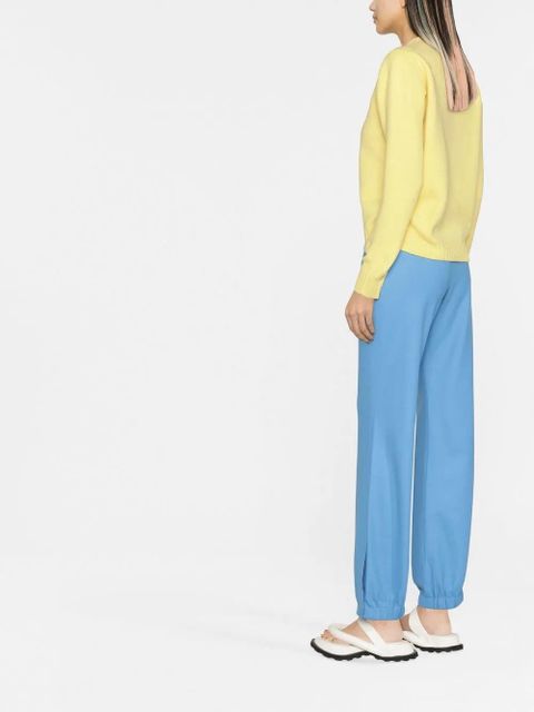 Nanushka straight-leg track pants - Blue