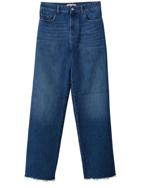 Miu Miu five-pocket straight-leg jeans - Blue - zdjęcie produktu nr 1