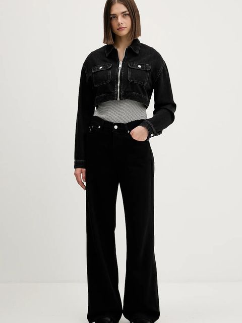 Tommy Jeans kurtka jeansowa kolor czarny DW0DW22523 - zdjęcie produktu nr 2