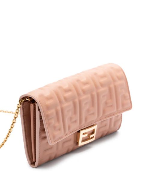FENDI continental wallet-on-chain - Pink