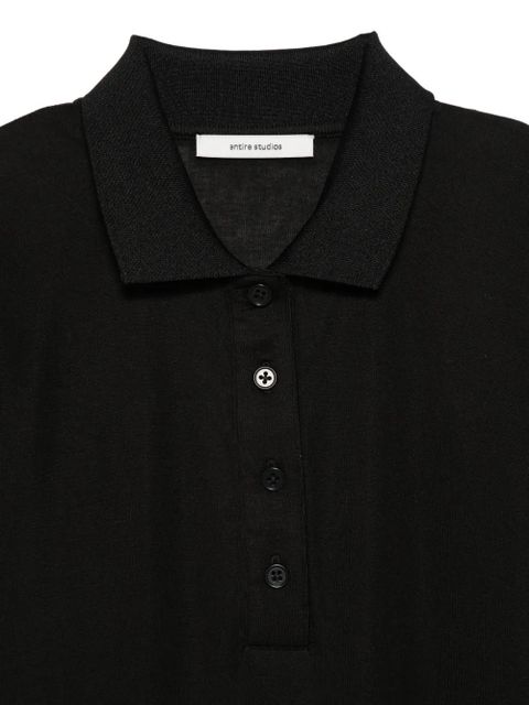ENTIRE STUDIOS buttoned polo shirt - Black