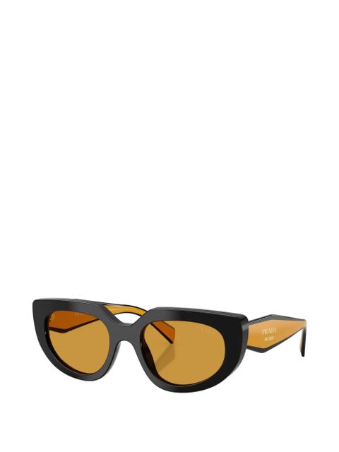Prada Eyewear geometric-frame sunglasses - Black - zdjęcie produktu nr 2