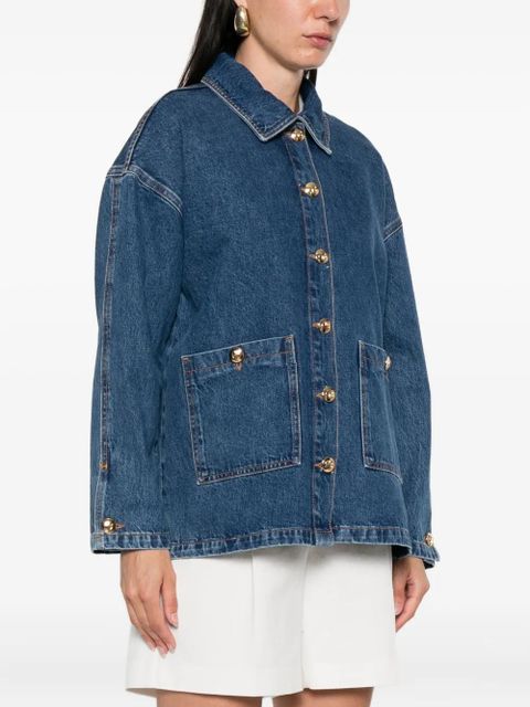 ANINE BING buttoned denim jacket - Blue