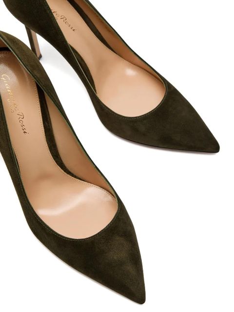 Gianvito Rossi 105mm Gianvito suede pumps - Green - zdjęcie produktu nr 2