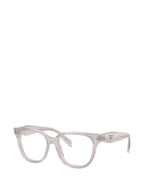 Prada Eyewear rectangle-frame glasses - Grey - zdjęcie produktu nr 2