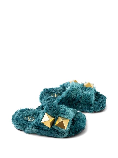 Valentino Garavani pyramidal stud-embellishment sandals - Blue - zdjęcie produktu nr 2