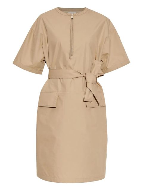 Moncler belted midi dress - Neutrals - zdjęcie produktu nr 1