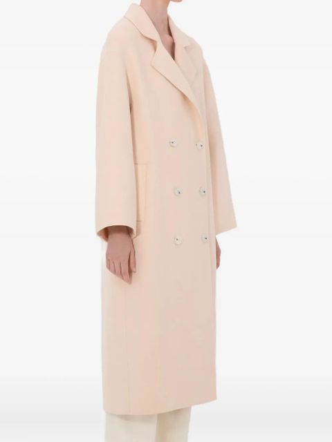 LouLou de Saison Borneo Lds double-breasted coat - Pink - zdjęcie produktu nr 2