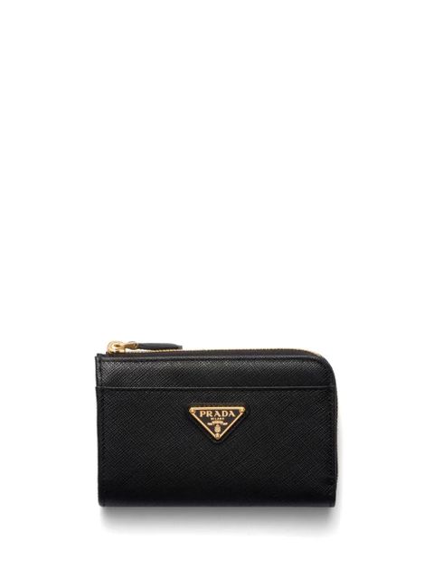 Prada Saffiano-leather keychain - Black - zdjęcie produktu nr 1