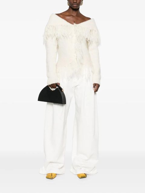 Cult Gaia fringed cardigan - Neutrals - zdjęcie produktu nr 2