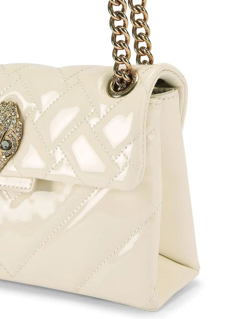 Kurt Geiger London torebka skórzana Kensington kolor beżowy 5017342309