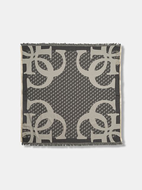 Guess szalik damski kolor szary wzorzysty AW5418 POL03 - zdjęcie produktu nr 2